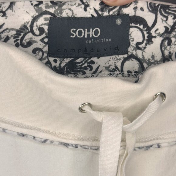 Comfy White Mid-Rise Y2K Sweatpants - Picture 3 of 4